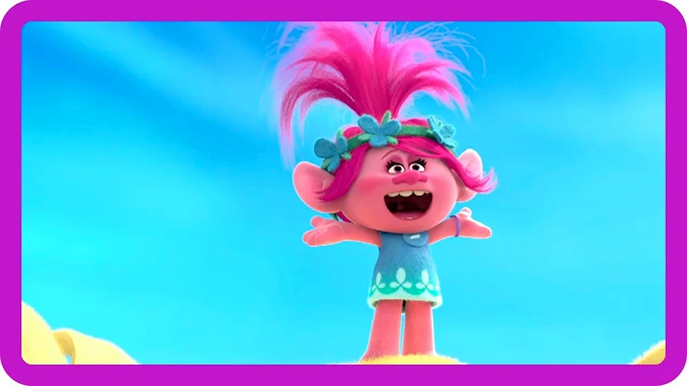 Princess Rosebud cartoon Trolls