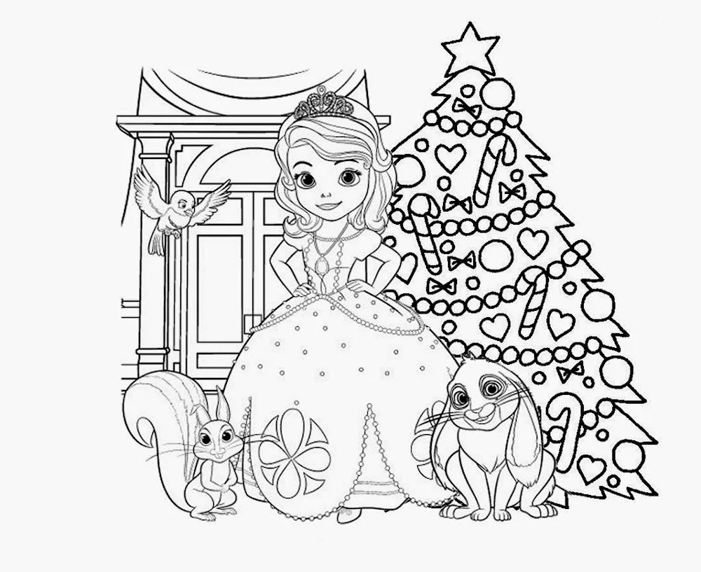 Colouring for girls