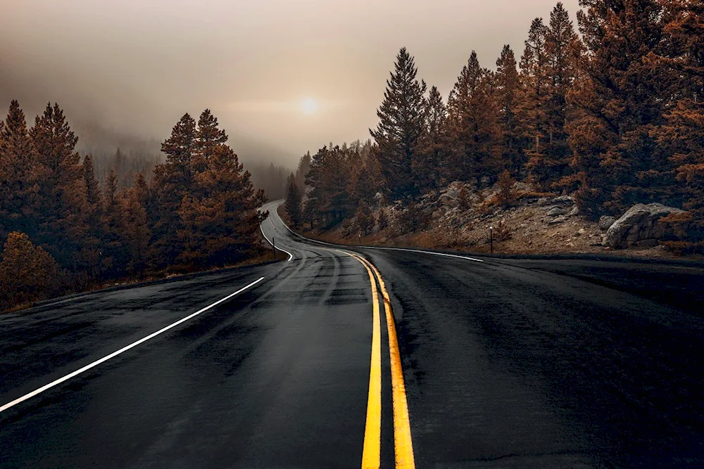 Sunset road
