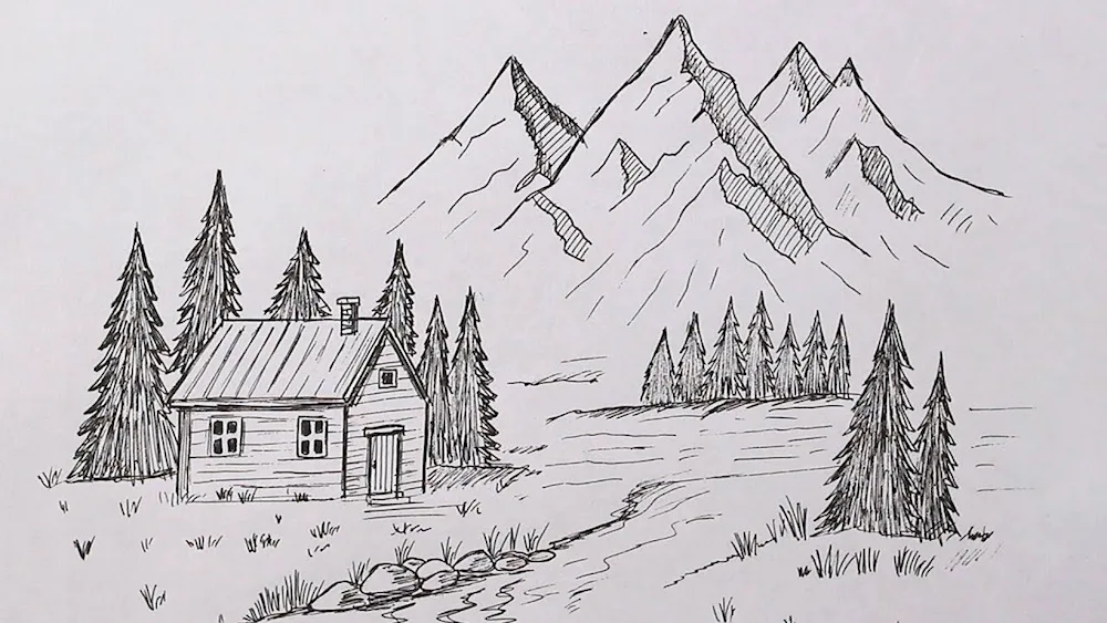 Colouring a big house