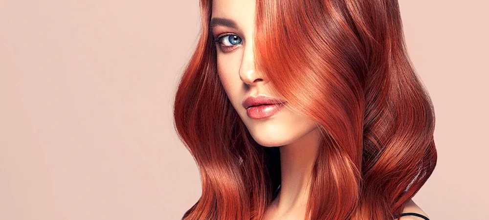 Natural red hair colour