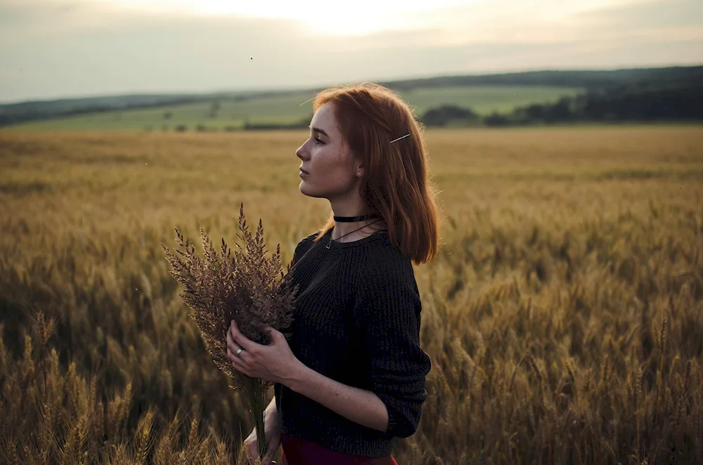 Girl in the field