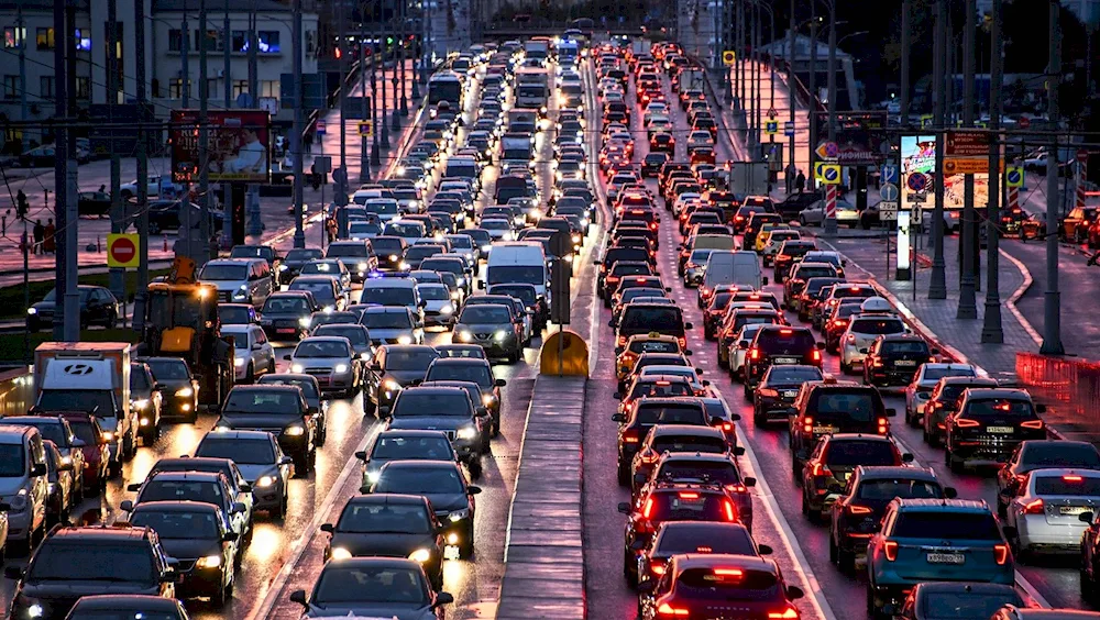 Congestion in Moscow