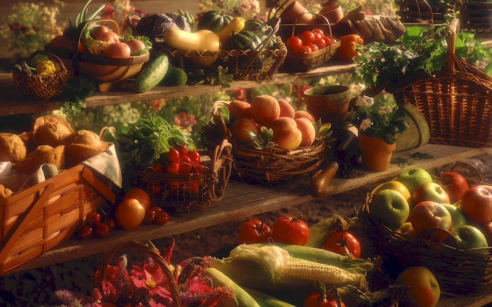 Vegetables and fruits