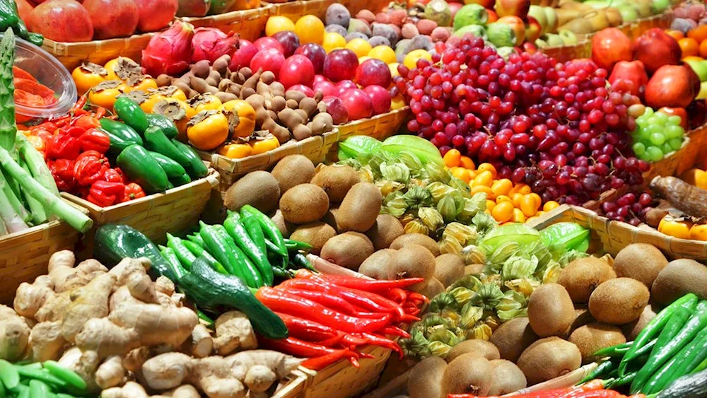 Vegetables at the market