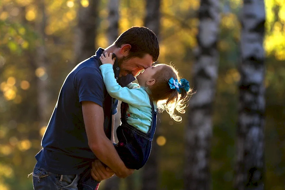 Walking with daddy