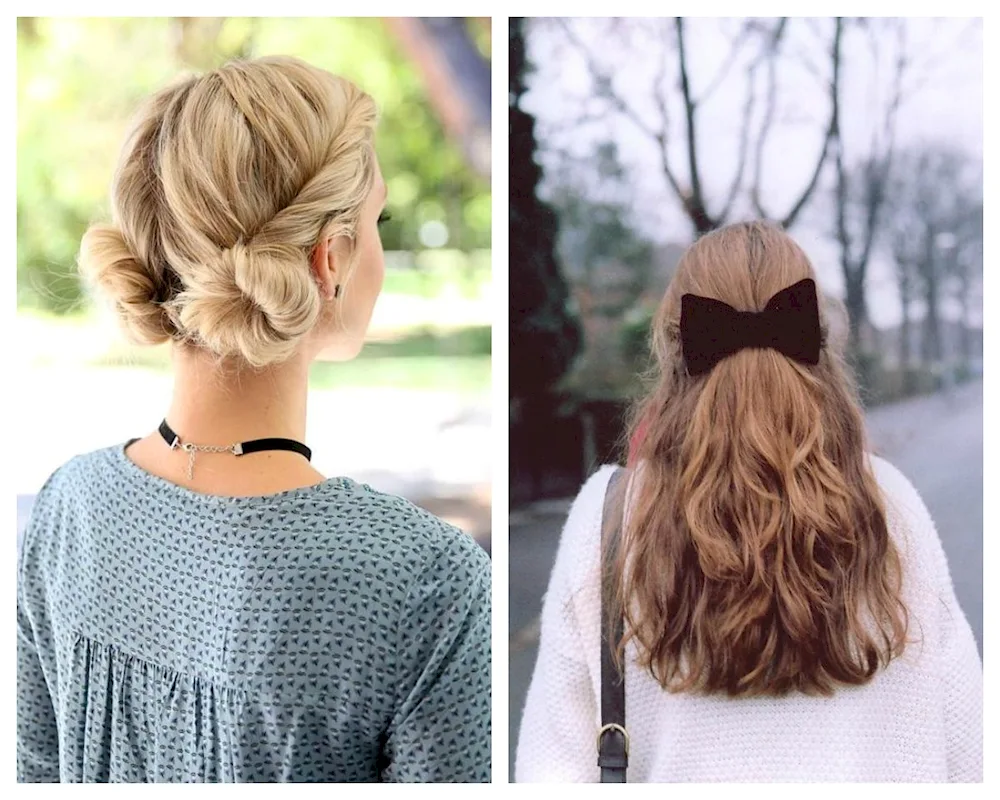 Beautiful and easy hairstyles for school