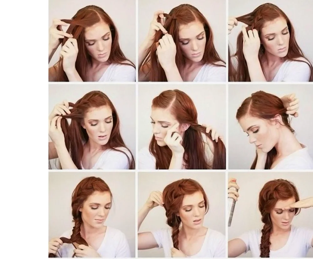 Uncomplicated hairstyles