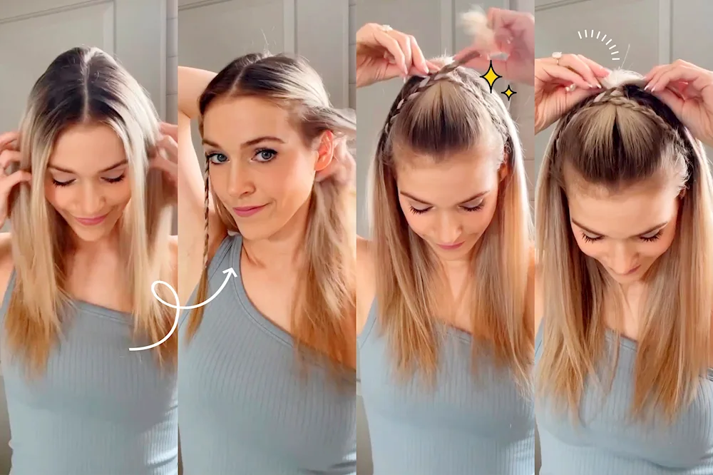 Simple hairstyles for straight hair