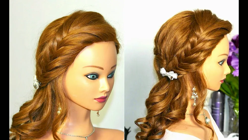 Girl hairstyles for kindergarten for prom