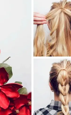 Simple hairstyles with braids