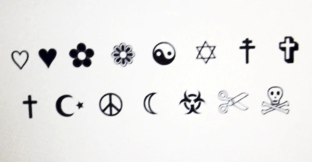 Simple tattoos