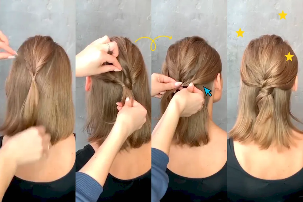 Simple styles for short hair