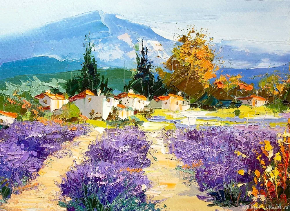 Affresco Provence painting
