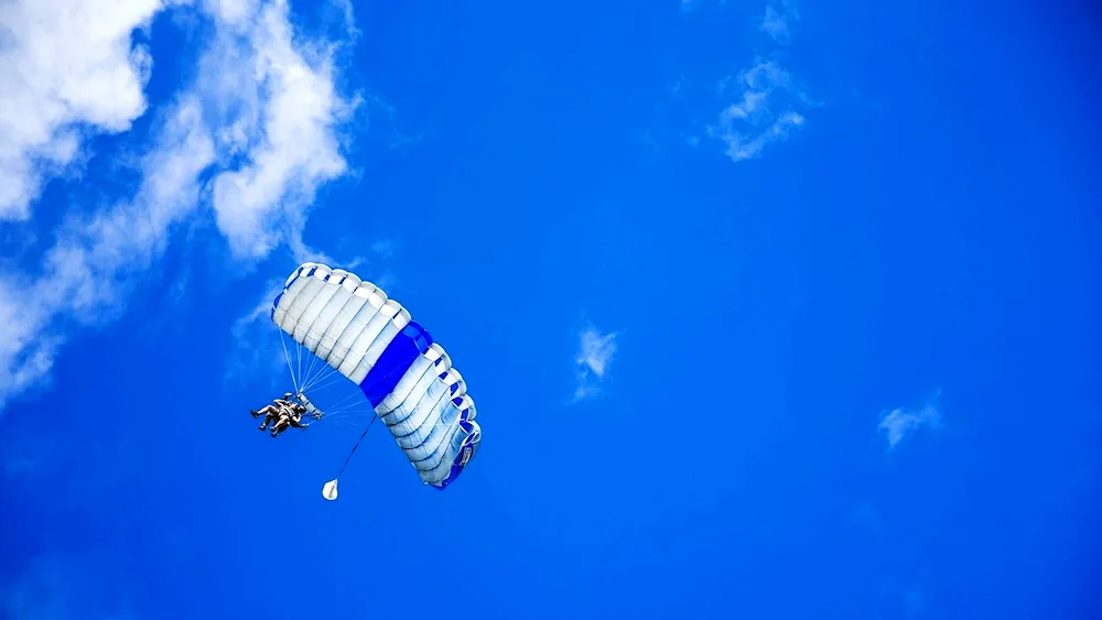 Jump. parachute