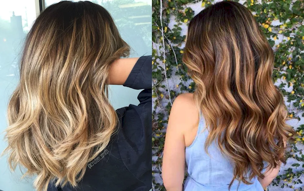 Wheaten balayage shatush