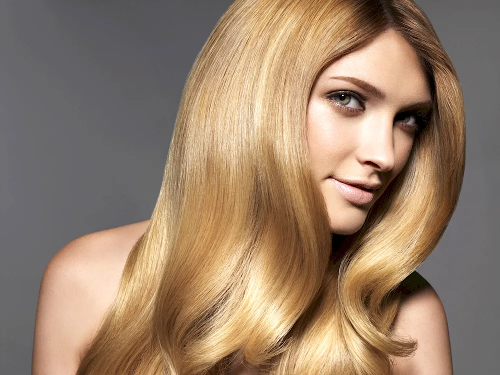 Golden hair
