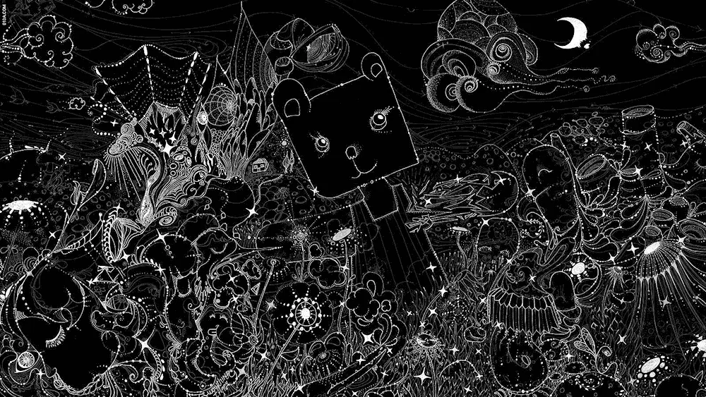 Black wallpaper