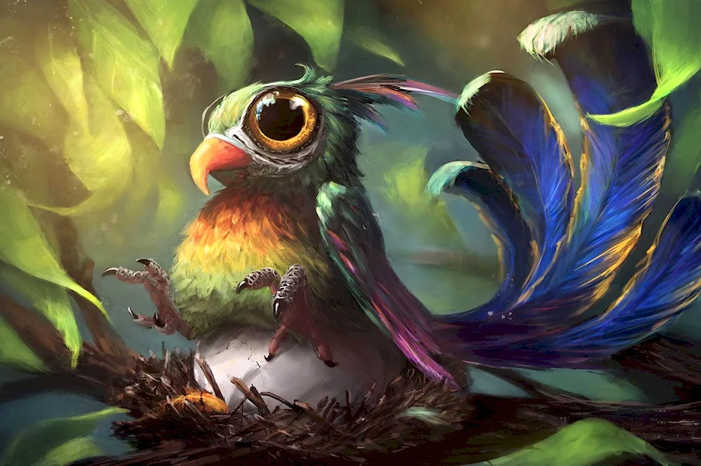 Aqua parrot