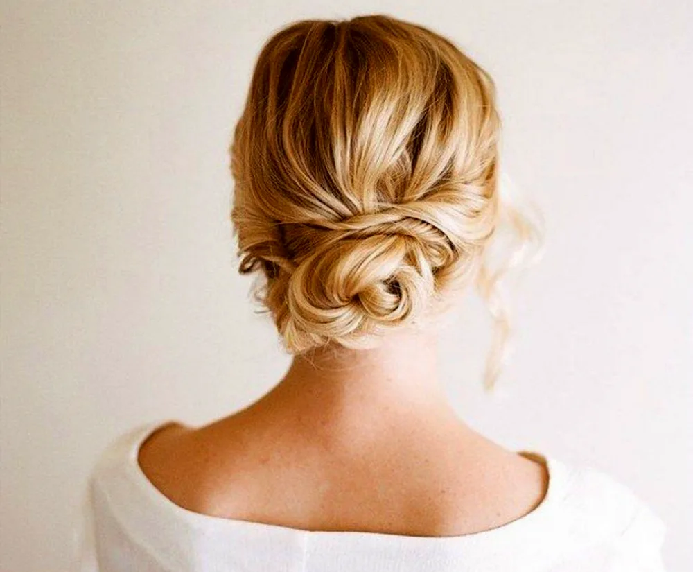 Bun hairstyle