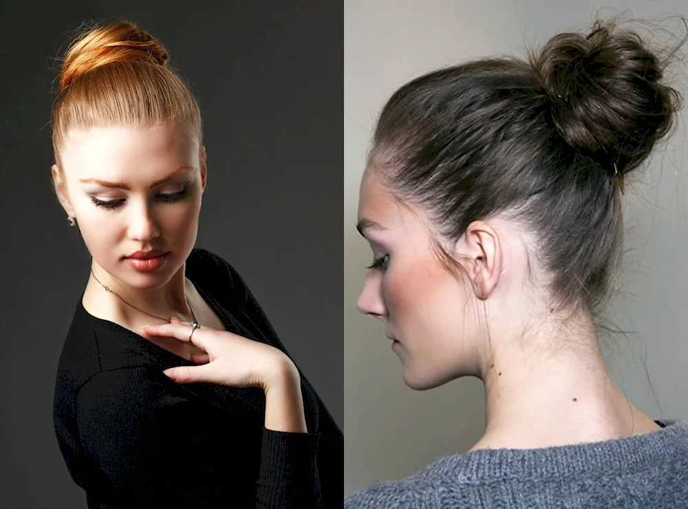 Zendaya bun hairstyle for girls