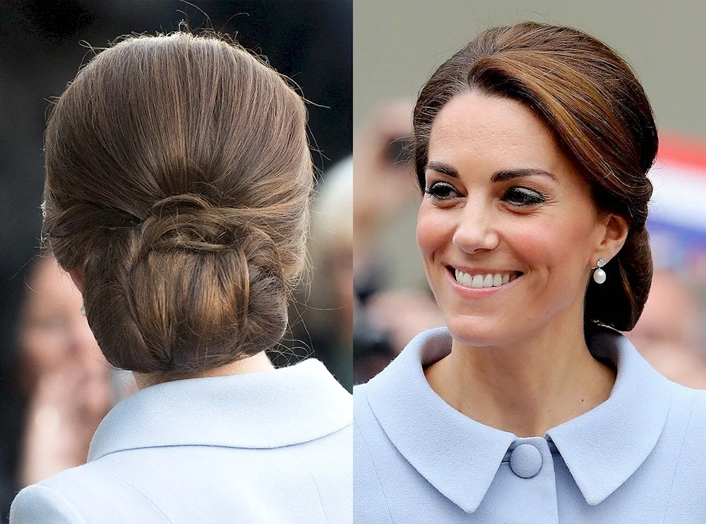 Kate Middleton's bun hairstyle