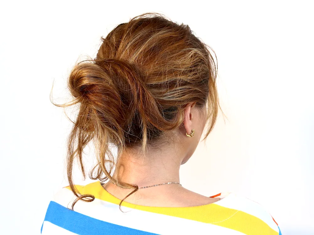 Bun French Twist