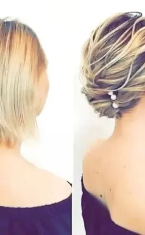 Bundle on brown hair