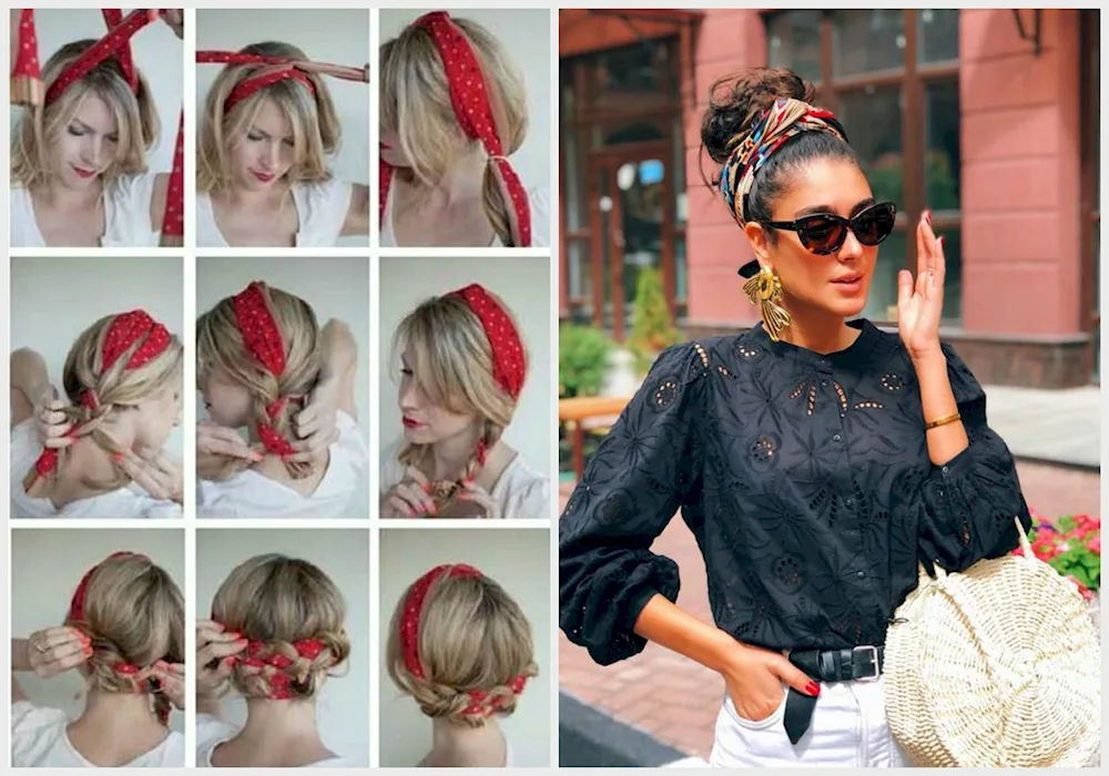 Headband with turban