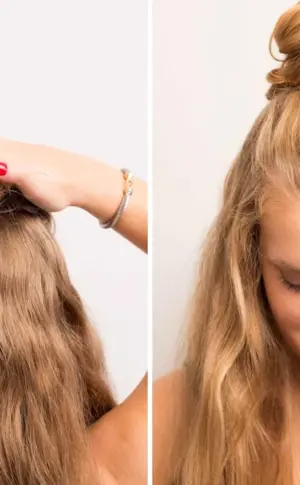 Bundle with loose hair