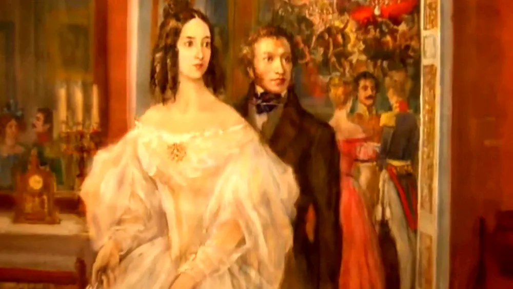 Pushkin and Natalya Goncharova