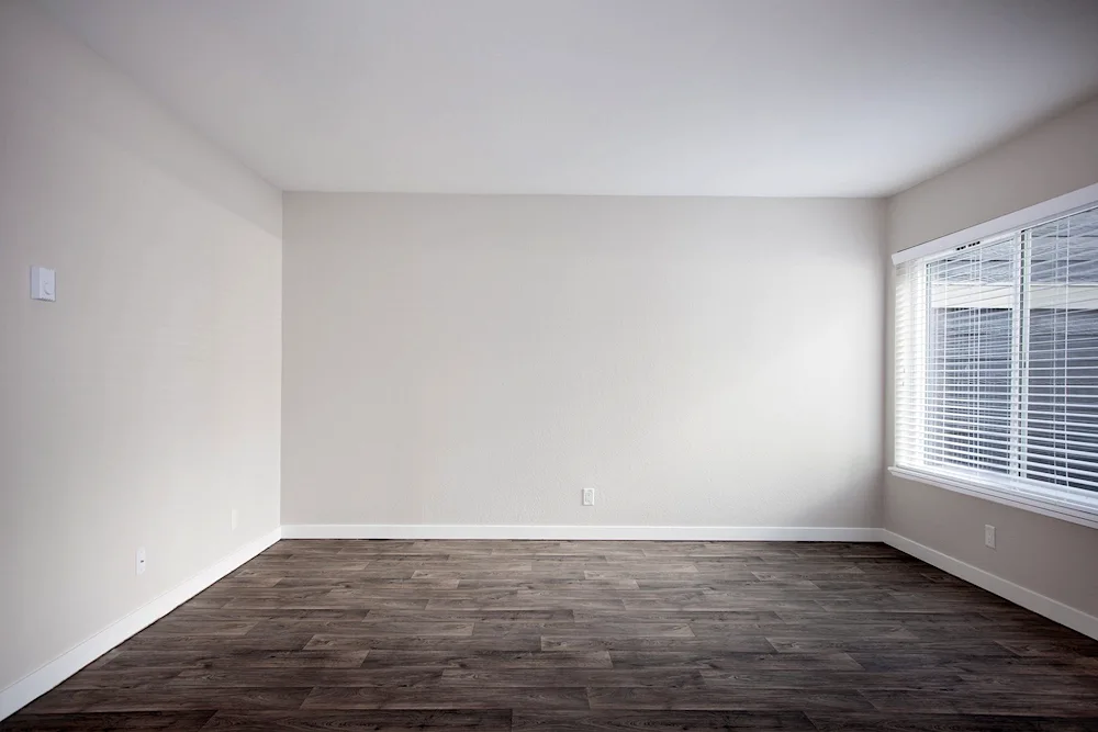 Empty room wall