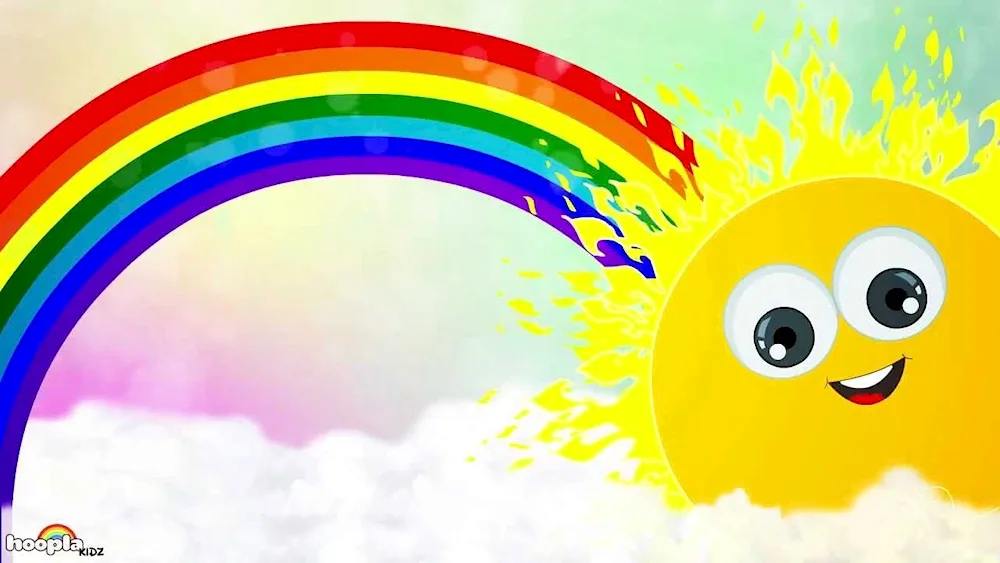 Rainbow in the sky