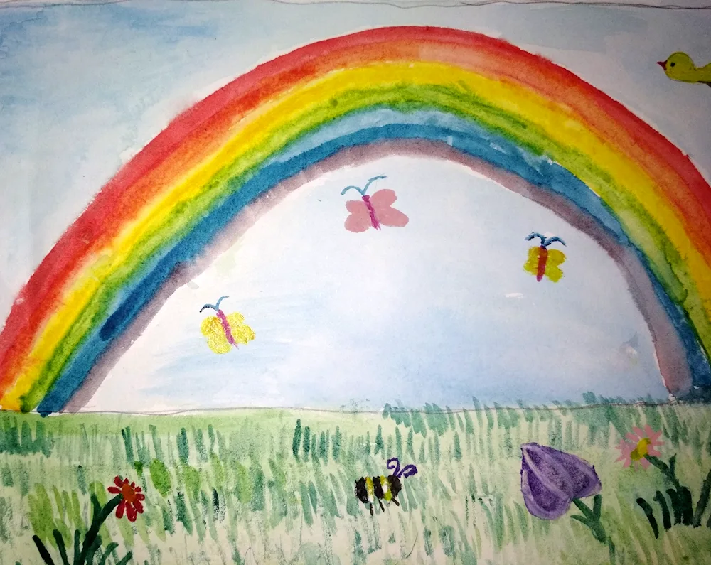 Rainbow drawings drawings
