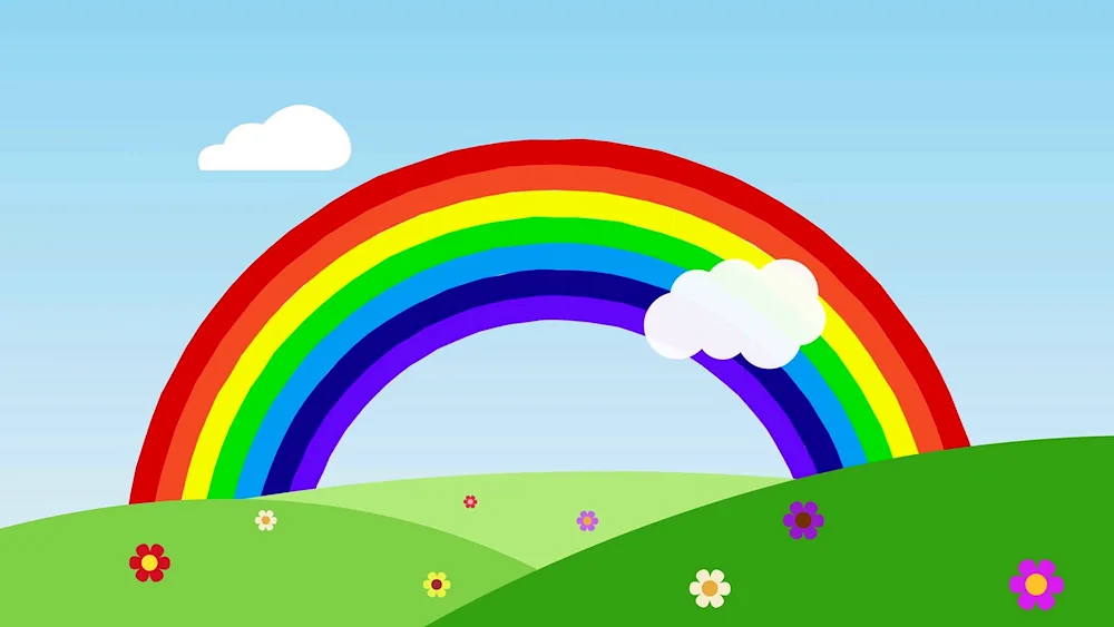 Rainbow drawing