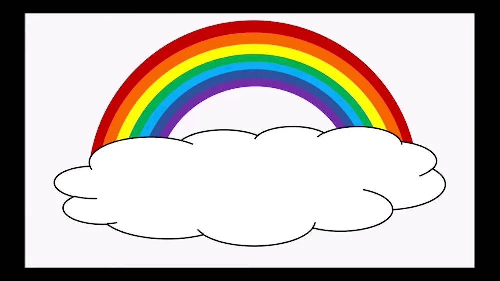 Rainbow drawing