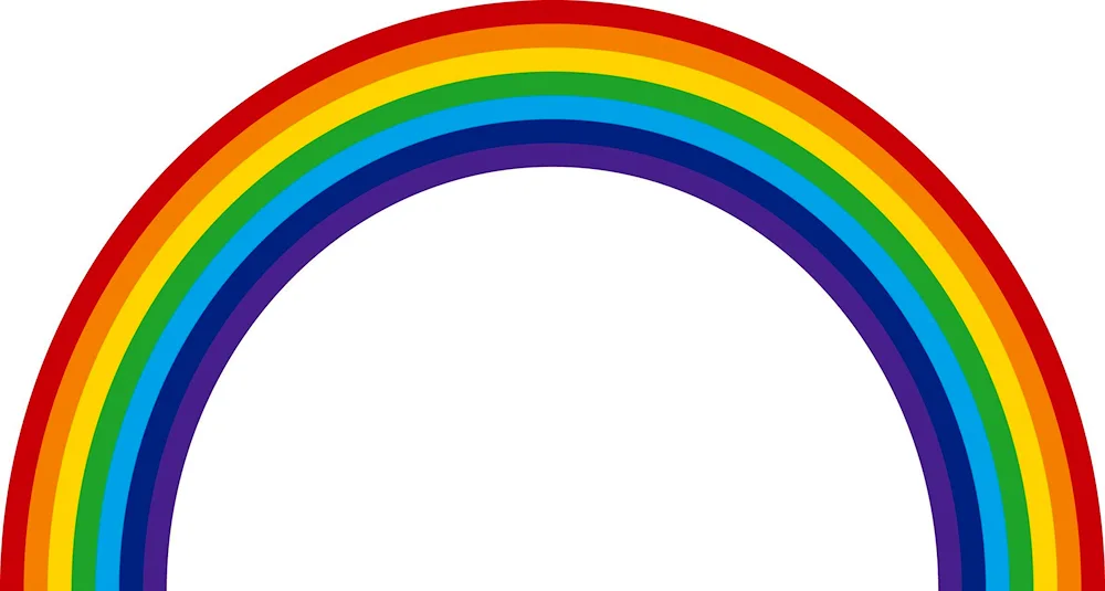 Rainbow drawing
