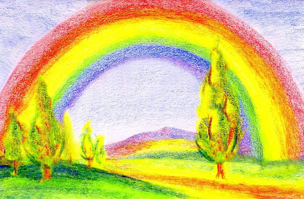 Rainbow drawing