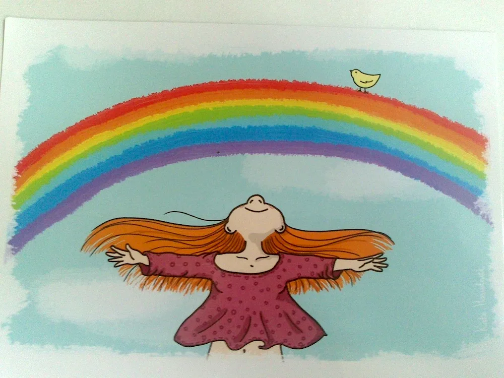 Rainbow drawing