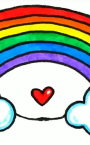 Rainbow drawing