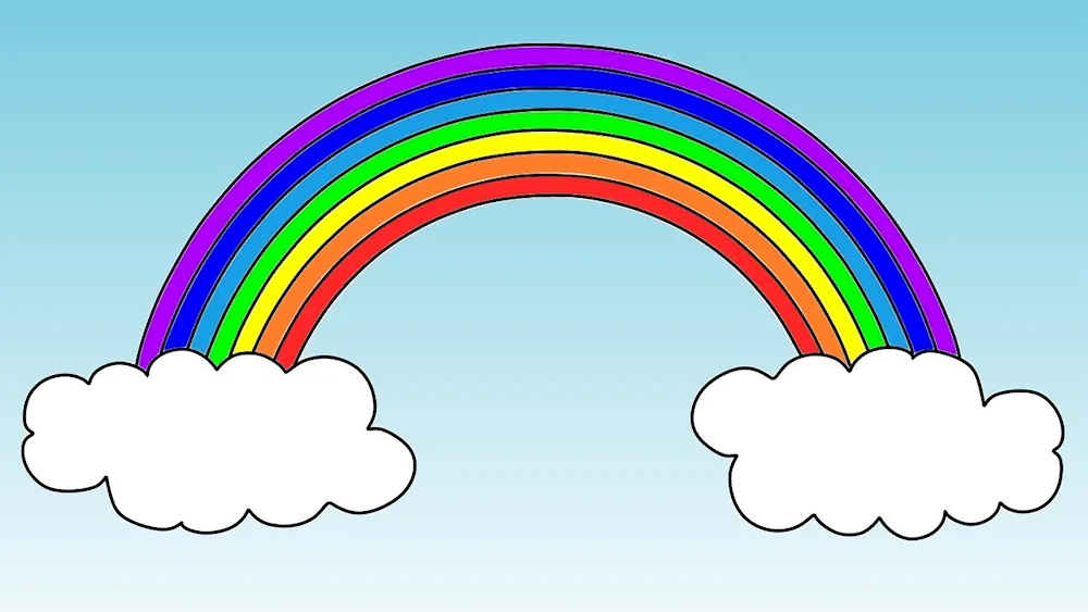 Rainbow drawing