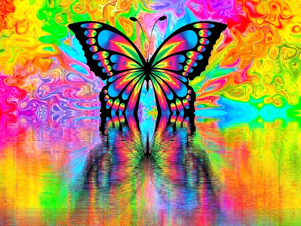 Butterfly painting