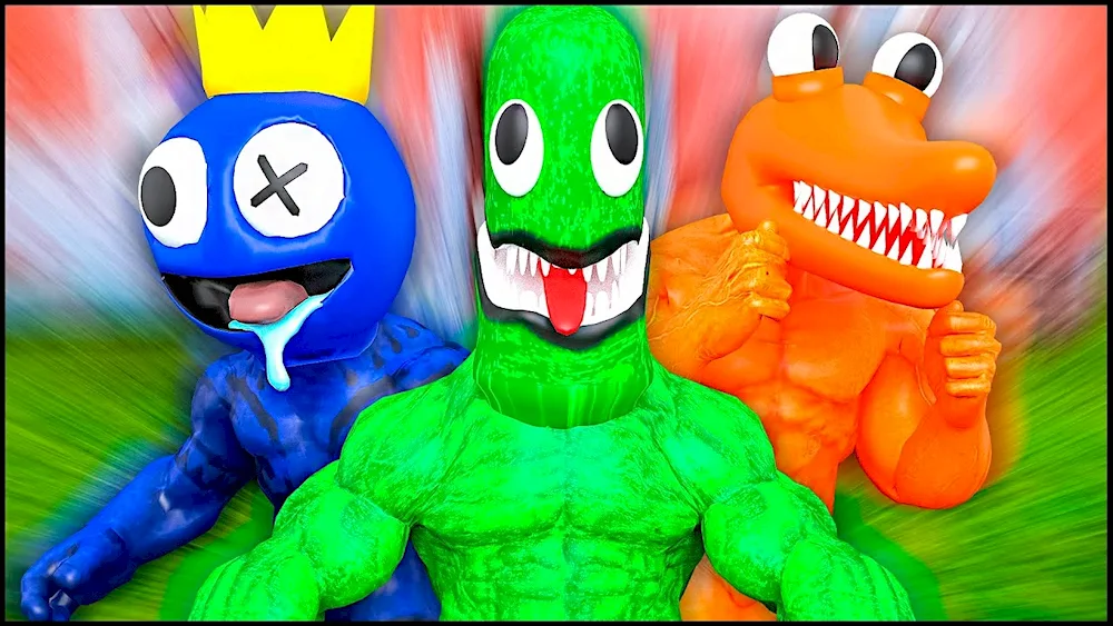 Rainbow friends monsters