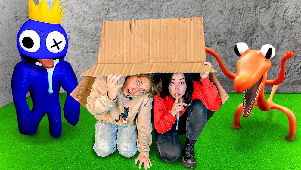 Rainbow friends game in ROBLOCKS