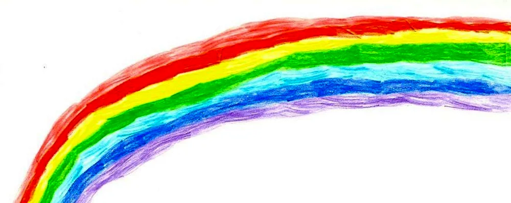 Rainbow drawing