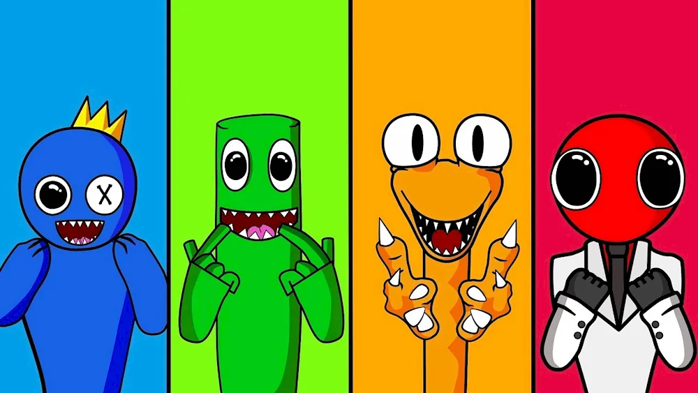 Rainbow friends ROBLOX Blue