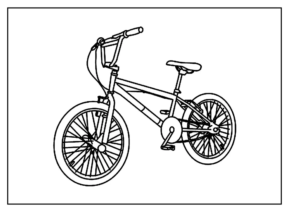 Bicycle colouring