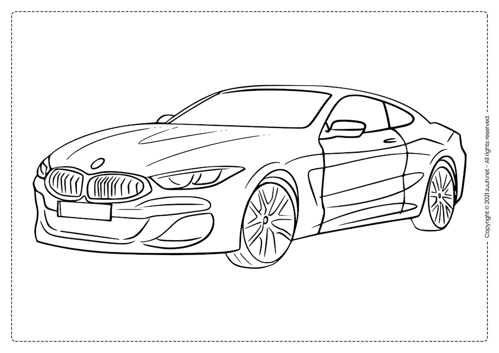 Colouring BMW m3 GTR