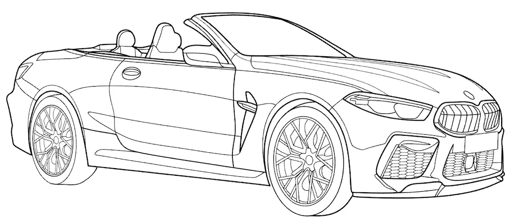 Colouring BMW m5 f90