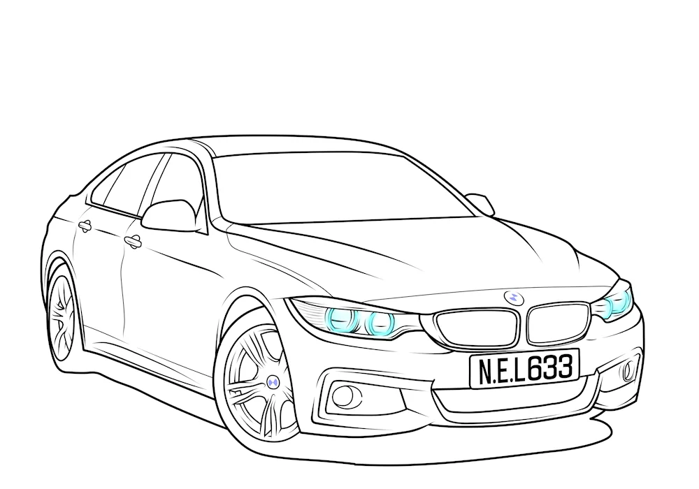 Colouring BMW m5 f90